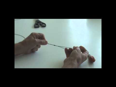 how to attach weights to a fishing line