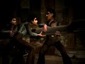 for a better quality video,  go to http://www.intric8.com/reel06.html

i took 4.5 mins from sam raimi's 1993 army of darkness movie, created a custom 1 minute edit, then recreated the entire clip in cg using maya, photoshop and after effects.  youtube makes the video very dark and hard to see.  

enjoy!