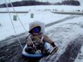 videos de Travis sledding on ice (2 1/2 year old boy affected by ATR-X)