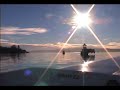 Speedboating in the winter...