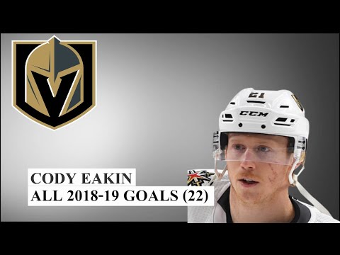 Cody Eakin (#21) All 22 Goals of the 2018-19 NHL Season