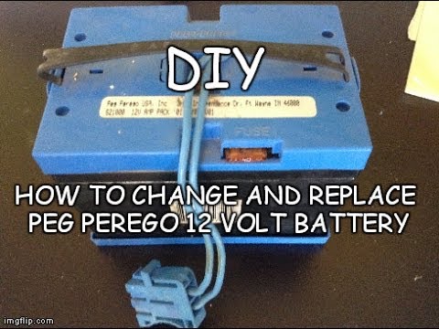 DIY – How to Change + Replace Peg Perego 12 Volt Battery – Peg Perego Replacement Battery