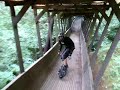 Old luge track - dirtsurfer (Kitewing & Dirtsurfing Team Latvia)