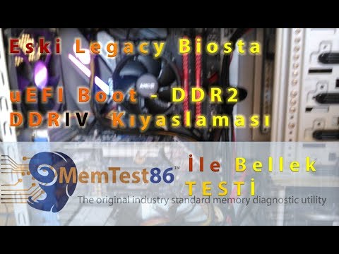PassMark Memtest86 v8 Efi Boot On Legacy Bios 📉 Ve DDR4
