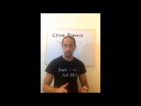 how to cedar finance