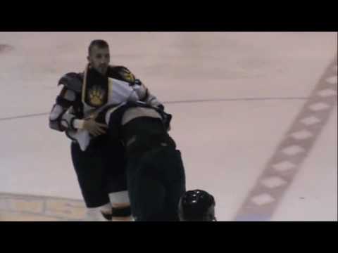 Troy Bruins AAHL Line Brawl