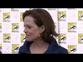 Sigourney Weaver at Comic-Con discussing her new movie Avatar, Written and Directed by James Cameron.