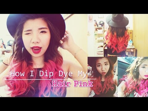 how to dye pink ombre hair