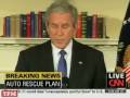 Bush Announces Automaker Bailout