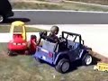 Power Wheels Jeep Cop Car