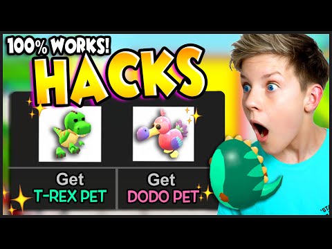 100% WORKS! HACK TO HATCH LEGENDARY Fossil Pet! How to Hatch T-REX & DODO in Adopt Me! WORKING 2020!