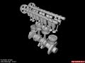 4 cylindres en ligne (mod�le 3D)