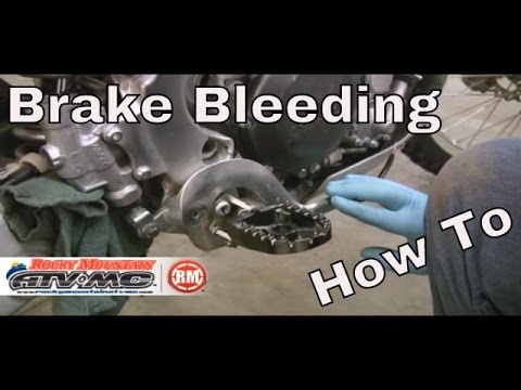 how to bleed ktm front brake