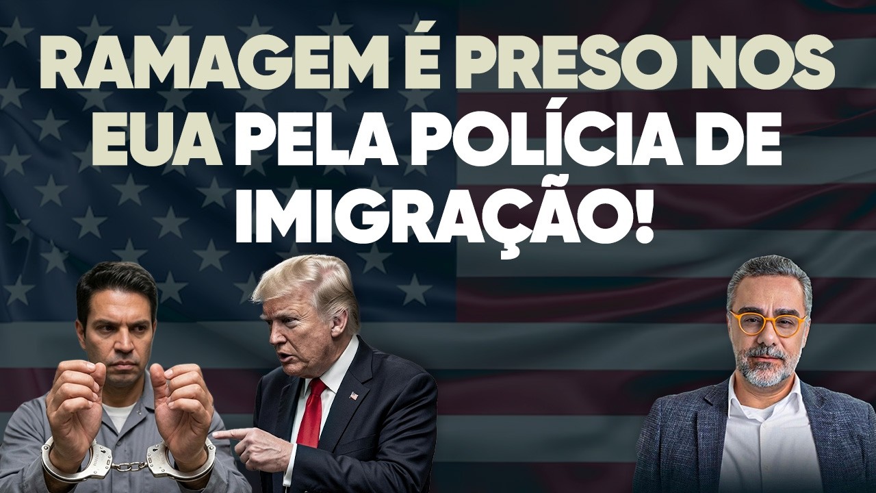 🚨 URGENTE: Ramagem é PRESO nos EUA por polícia de imigração!