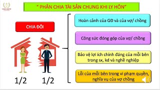 TƯ VẤN VỀ CHIA TÀI SẢN KHI LY HÔN