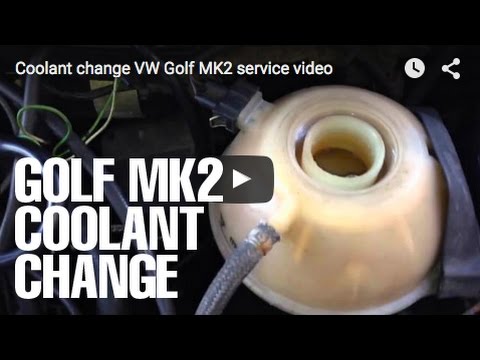 how to drain coolant on vw beetle