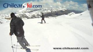 C&oacute;ndor ski trail video, Termas de Chill&aacute;n Chile