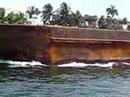 Huge Mega Barge and Tug Pompano Beach Hillsboro