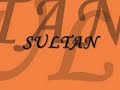 Sultan - Kara Cadir Sultan - Kara Cadir
