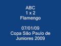 videos de ABC 1 x 2 Flamengo (Copa São Paulo Jr. 2009 - 2º Rodada) - Gols