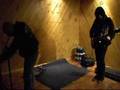 Recording I Am Destruction in the studio