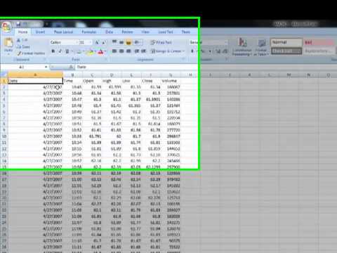 Historical forex data excel