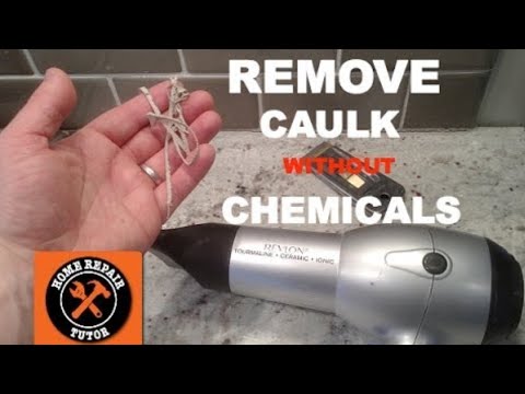 how to remove caulk
