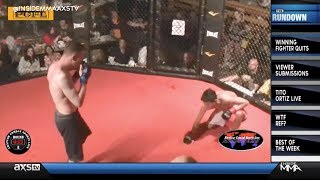 Winner Taps Out In Amateur MMA Fight