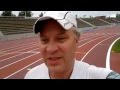Markku Tauriainen Morning Running Alvar Aalto Designed Raatti Stadium area Oulu, Finland