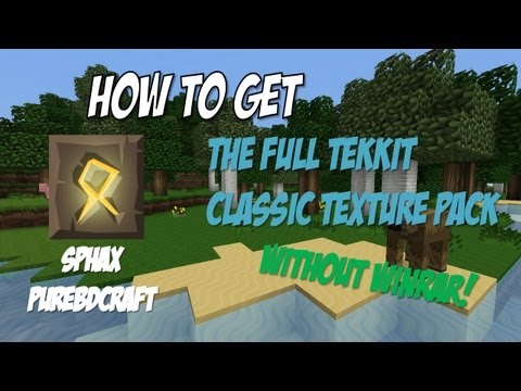 how to patch sphax texture pack