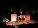 This is the FreeLove Circus Dancers Liza Lindsay and Iris Performing the fan dance at North Caost Repertory theater