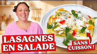 LASAGNES EN SALADE 🥗 Recette fraîche & rapide pour l'été !