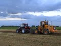Arjan met de 1455 aan het testen voor de shovel