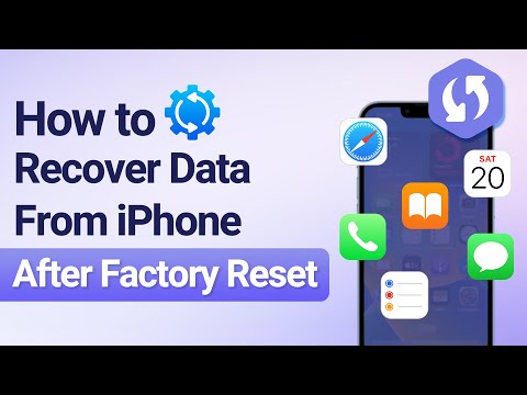 How to Recover Data after Factory Reset on iPhone