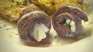 Gefüllte Putenbrust mit Schafskäse und Rosmarin Gefüllte Putenbrust mit Schafskäse und Rosmarin