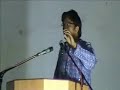 This is the farewell speech by a student from the graduating class of 2008 in IIIT Hyderabad.