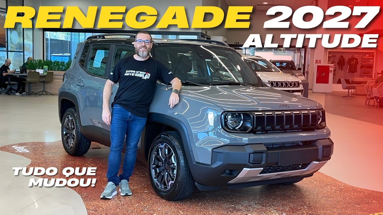 NOVO Renegade Altitude 2027 - Mudou MUITO! Vale a pena? Tudo Sobre o Modelo!