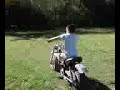 Darren Ridin a motorbike
