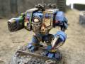 Warhammer 40K Forgeworld Venerable Dreadnought with plasma cannon