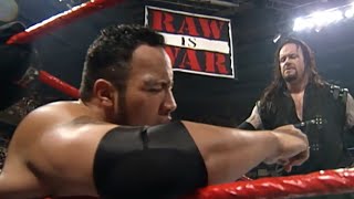 The Rock Vs The Undertaker - Kane Ringside - Part 1 - RAW IS WAR!