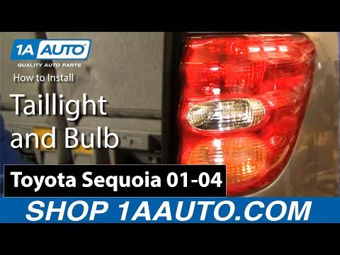 How To Install Replace Taillight and Bulb Toyota Sequoia 01-04 1AAuto.com