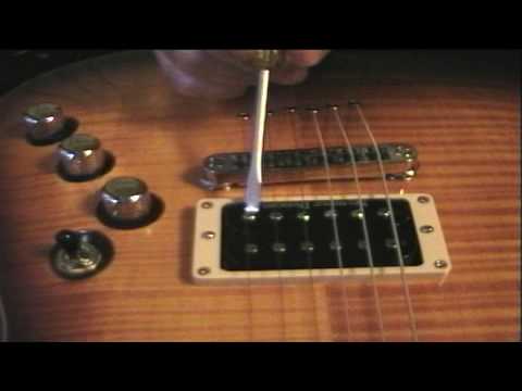 how to adjust electric guitar pickups