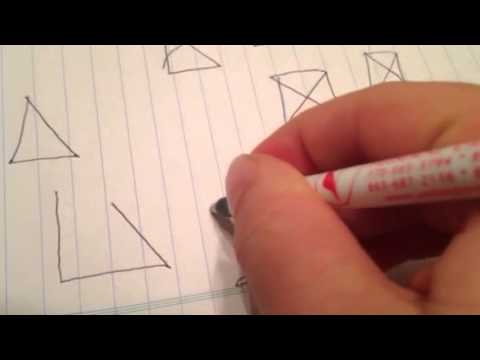 how to draw box with x without lifting pen