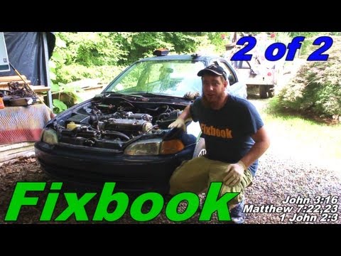 Engine Transmission Removal & Install “How to” 92-00 Honda Civic