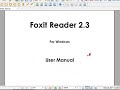 This video will show the basic features of the Foxit PDF Reader.
