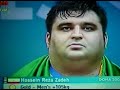 Rezazadeh 195Kg snatch, 230Kg C&J (2006) Qatar Asian Games Rezazadeh 195Kg snatch, 230Kg C&J (2006) Qatar Asian Games