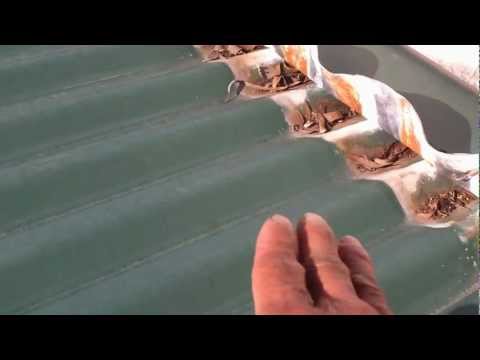 how to fasten corrugated pvc roofing