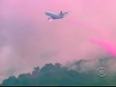 Critics of fire retardant say there are serious long term problems that come with what is a welcome sight to many families trying to save their homes. Bianca Solorzano reports.