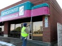 Awning Cleaning-Part5- Cleaning with a Window Scrubber T-Bar Awning Cleaning-Part5- Cleaning with a Window Scrubber T-Bar