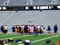 WVU Football Team Sings Fight Song